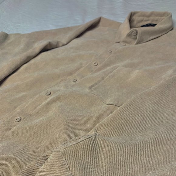 Zara Oversized Corduroy Button Up - Picture 3 of 3